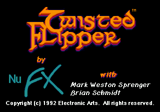 Twisted Flipper (USA) (Beta) Title Screen